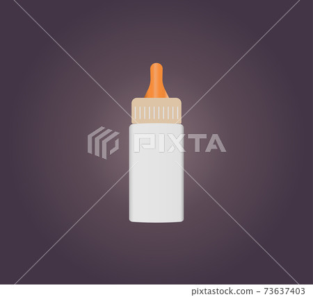 Baby Bottle icon. Vector illustration, flat design. Baby Bottle icon. Vector illustration, flat design. 73637403