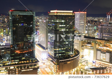 [大阪]梅田藍天大樓（夜景） 73637629
