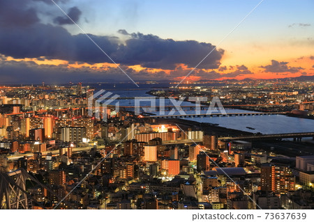 [Osaka] View from Umeda Sky Building (night view) 73637639