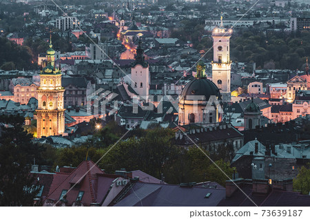 Night Lviv view 73639187