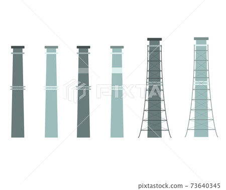Factory chimney Factory chimney 73640345