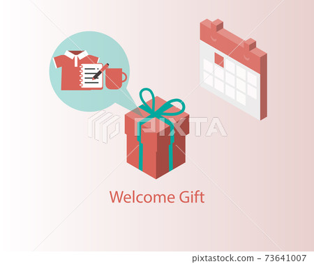 welcome gift for the first day of new employee vector 73641007