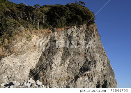 Pillow lava outcrop, Hamatome Beach, Yaizu City Pillow lava outcrop, Hamatome Beach, Yaizu City 73641793