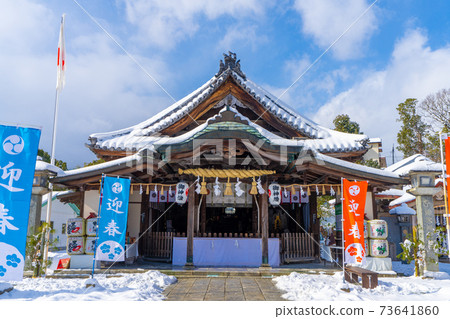 Snow Nosohachimangu, Iizuka City, Fukuoka Prefecture 73641860