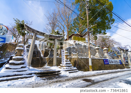 Snow Nosohachimangu, Iizuka City, Fukuoka Prefecture 73641861