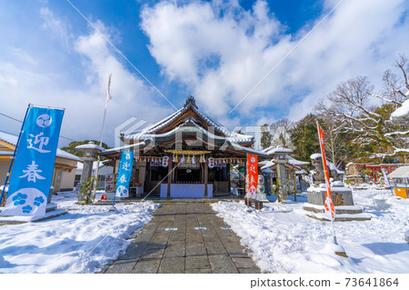 Snow Nosohachimangu, Iizuka City, Fukuoka Prefecture 73641864