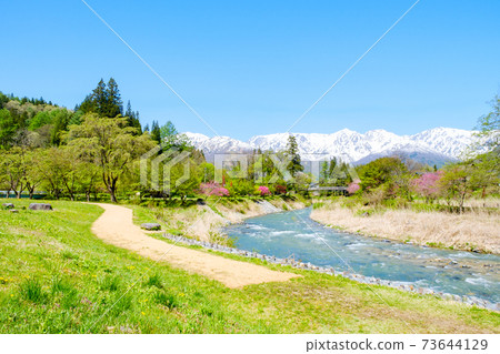 Hakuba Village in Spring (May): Oide Park Hakuba Village in Spring (May): Oide Park 73644129