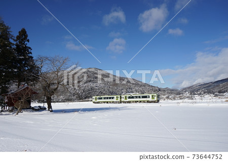 冬天的遠野JR釜石線（Galaxy Dream Line釜石線） 73644752