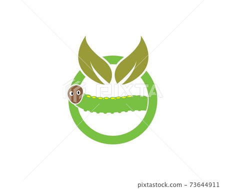 caterpillar logo icon vector illustration design caterpillar logo icon vector illustration design 73644911