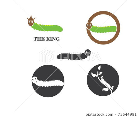 caterpillar logo icon vector illustration design caterpillar logo icon vector illustration design 73644981