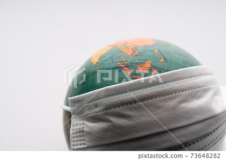 圖像世界地球電暈污染 73648282