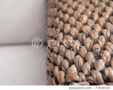 An Asian-style material with woven hyacinth. 73648563