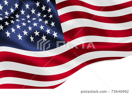 美國國旗絲綢背景 73648992