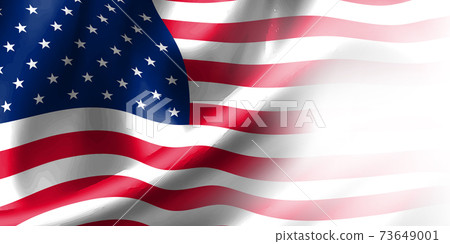 American Flag Silk Background 73649001