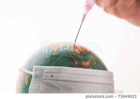 圖像世界地球電暈污染疫苗 圖像世界地球電暈污染疫苗 73649023