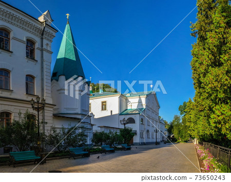 Tower of the monastery fence in the Svyatogorsk Lavra Tower of the monastery fence in the Svyatogorsk Lavra 73650243
