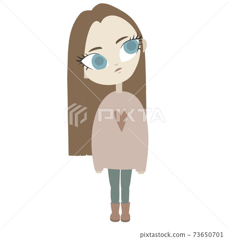 beautiful girl with blue big eyes looking upwards. beautiful girl with blue big eyes looking upwards. 73650701