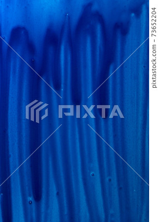 Abstract hand painted blue watercolor splash on white paper background, Creative Design Templates 73652204