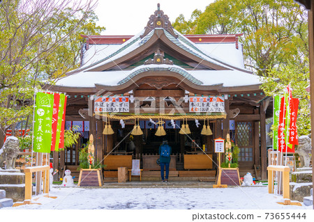 Snow Umi Hachimangu Shrine, Umi Town, Kasuya District, Fukuoka Prefecture 73655444