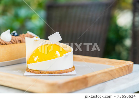 mango and passion fruit mousses cake mango and passion fruit mousses cake 73656624