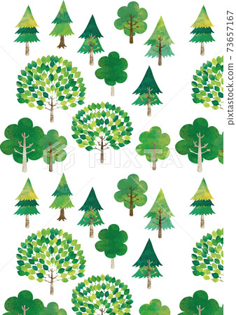 Watercolor style tree pattern vertical Watercolor style tree pattern vertical 73657167