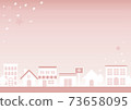 Cherry-colored cityscape (next to A1) 73658095
