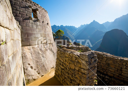 Temple of the Sun City of Machu Picchu, Peru 73660121