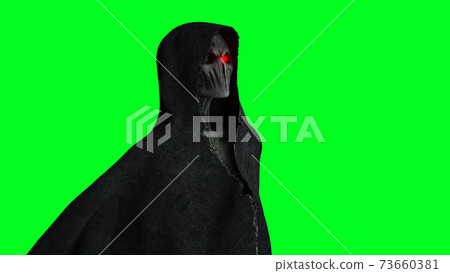 Scary fear ghost animation . 3d realistic render. 73660381