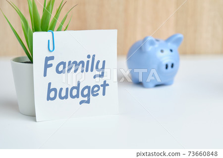 Abstractly inscription family budget as a concept of cost control and saving money. Abstractly inscription family budget as a concept of cost control and saving money. 73660848
