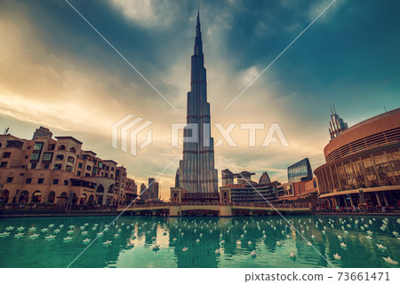 Burj Khalifa in Dubai Burj Khalifa in Dubai 73661471