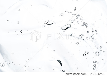 Transparent gel on a white background. 73663256
