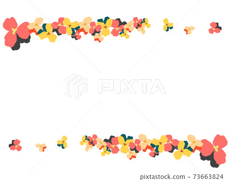 pansy, vector, vectors 73663824
