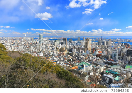 [Hyogo Prefecture] Suwayama Park Venus Terrace Cityscape of Kobe seen 73664268