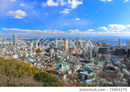 [Hyogo Prefecture] Suwayama Park Venus Terrace Cityscape of Kobe seen 73664270