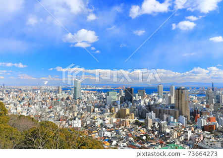 [Hyogo Prefecture] Suwayama Park Venus Terrace Cityscape of Kobe seen 73664273