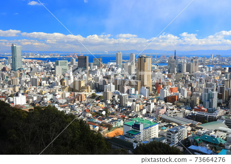 [Hyogo Prefecture] Suwayama Park Venus Terrace Cityscape of Kobe seen 73664276