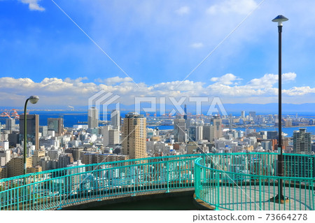 [Hyogo Prefecture] Suwayama Park Venus Terrace Cityscape of Kobe seen 73664278