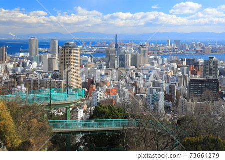 [Hyogo Prefecture] Suwayama Park Venus Terrace Cityscape of Kobe seen 73664279