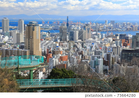 [Hyogo Prefecture] Suwayama Park Venus Terrace Cityscape of Kobe seen 73664280
