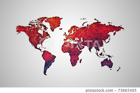 Earth planet map with beautiful cosmic texture Earth planet map with beautiful cosmic texture 73665485