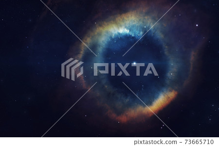 Cosmic art, science fiction wallpaper. Giant nebula. Billions of galaxies in the universe. Elements of this image furnished by NASA Cosmic art, science fiction wallpaper. Giant nebula. Billions of galaxies in the universe. Elements of this image furnished by NASA 73665710
