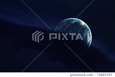 Cosmic art, science fiction wallpaper. Beauty of deep space. Billions of galaxies in the universe. Elements of this image furnished by NASA 73665797