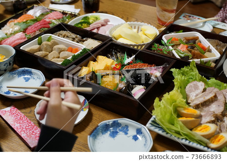 元旦那天,一家人吃禦菜。 元旦那天,一家人吃禦菜。 73666893