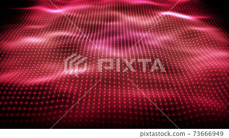 Abstract image CG image of wavy dots Abstract image CG image of wavy dots 73666949