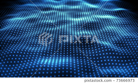 Abstract image CG image of wavy dots Abstract image CG image of wavy dots 73666973