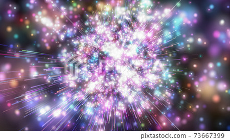 Abstract image Exploding cosmo - Stock Illustration [73667399] - PIXTA