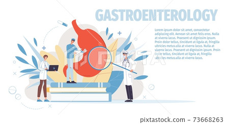 Flat cartoon doctor character vector illustration concept 73668263