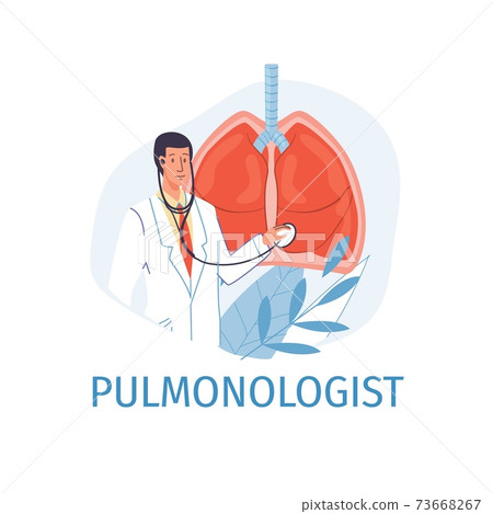 Flat cartoon doctor character vector illustration concept Flat cartoon doctor character vector illustration concept 73668267