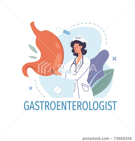 Flat cartoon doctor character vector illustration concept Flat cartoon doctor character vector illustration concept 73668268