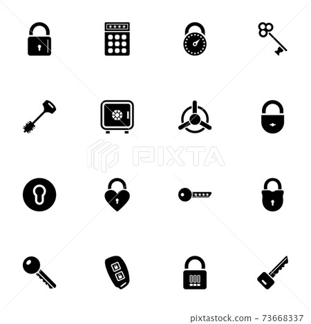Keys and Locks icon - Expand to any size - Change to any colour. Perfect Flat Vector Contains such Icons as bank, combination, safety, safe, pin code, security, padlock, digitally encryption and more. Keys and Locks icon - Expand to any size - Change to any colour. Perfect Flat Vector Contains such Icons as bank, combination, safety, safe, pin code, security, padlock, digitally encryption and more. 73668337